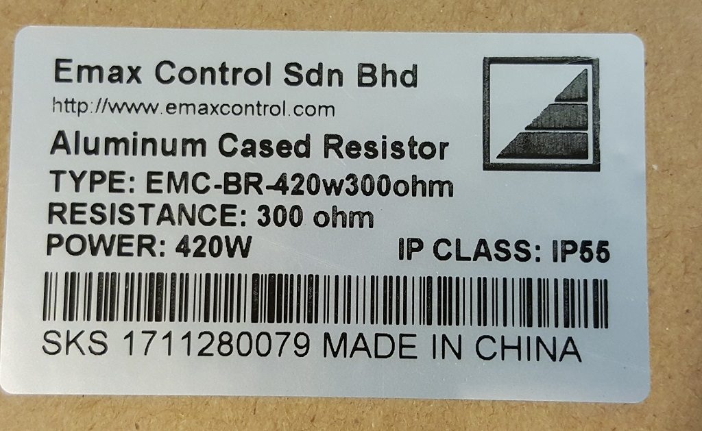 Resistor Box Sticker